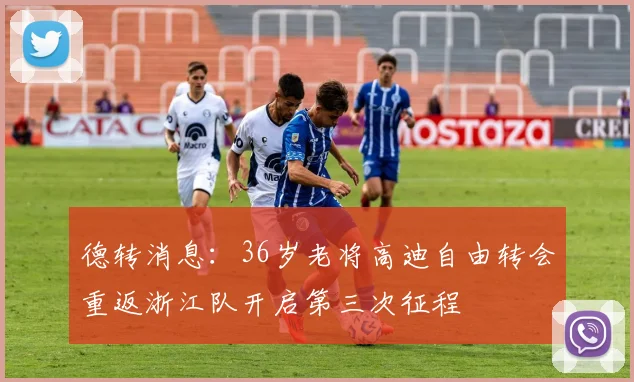 德转消息：36岁老将高迪自由转会重返浙江队开启第三次征程